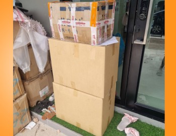 วันนี้ทางโรงงานของเราได้มาส่งรองเท้านอกสถานที่ฝ่าวิกฤตโควิด