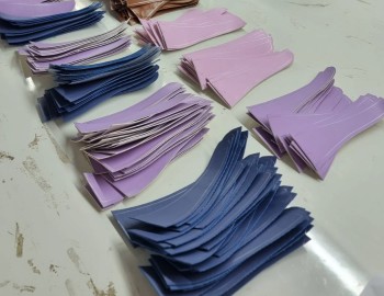 ขั้นตอนการทำหนังหน้ารองเท้า