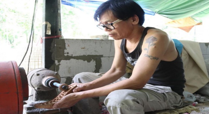 ขั้นตอนการขัดพื้นผิวรองเท้า